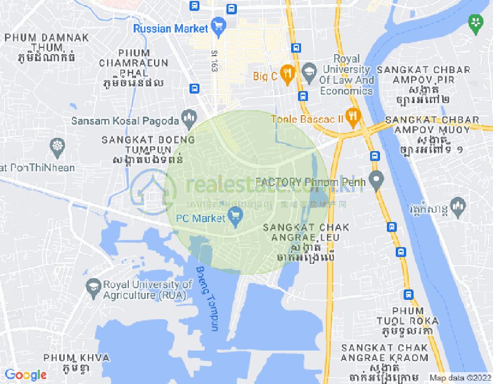 Mapa: Boeung Tumpun 2, Meanchey, Phnom Penh