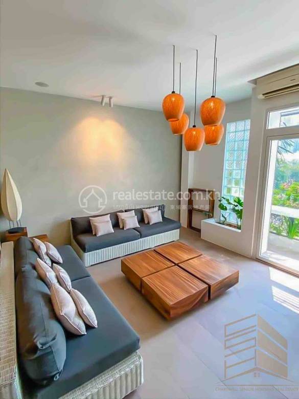 Apartment For Rent in Tonle Bassac, Chamkarmon, Phnom Penh