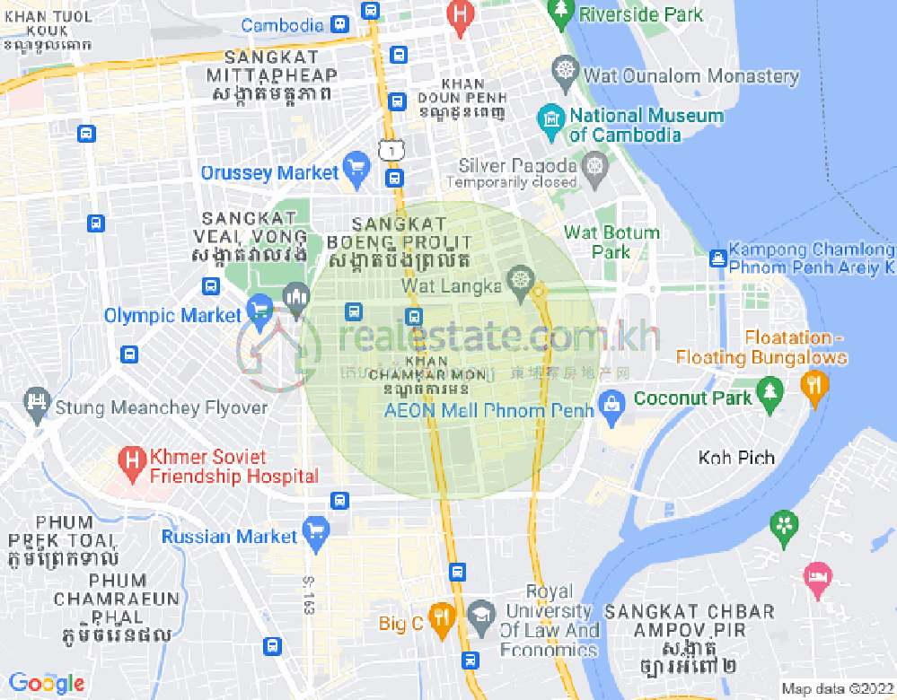 แผนที่ BKK 1, บึงเกงกอง, พนมเปญ