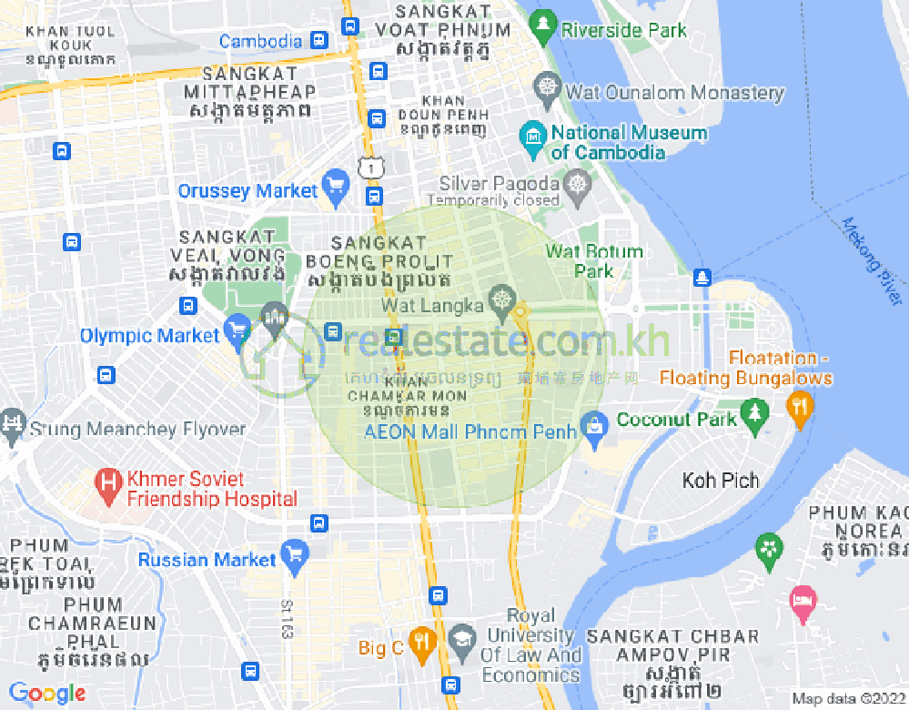 แผนที่ BKK 1, บึงเกงกอง, พนมเปญ
