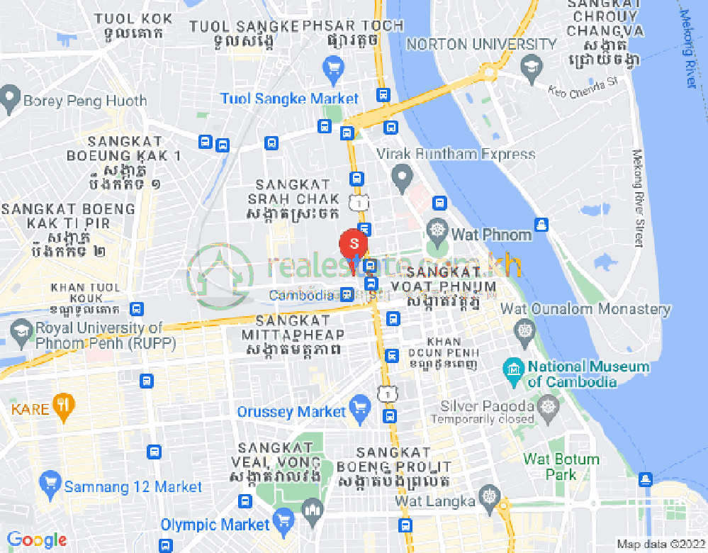 뉴타운 2부구, 룽볜구, 프놈펜 지도