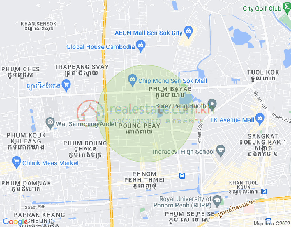 ផែនទី ភ្នំពេញថ្មី, សែនសុខ, ភ្នំពេញ