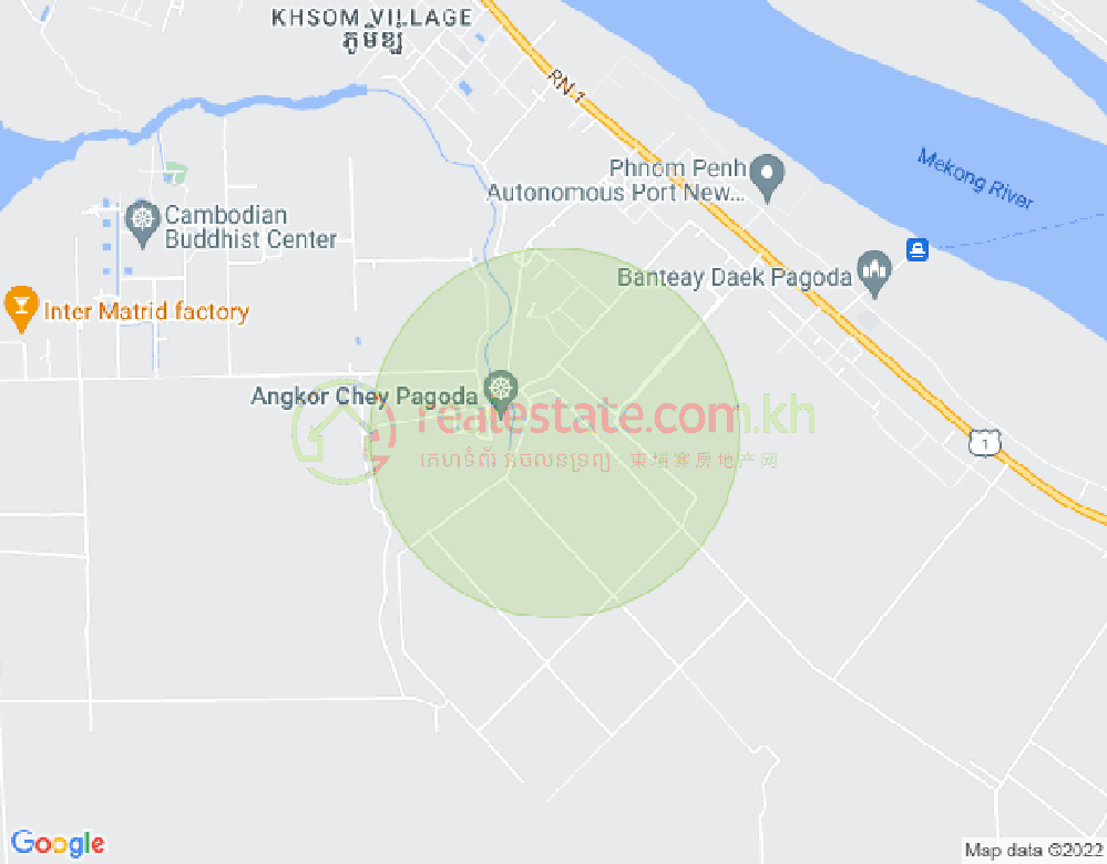 Carte de 3 RingRoad, Banteay Daek, Kien Svay, Kandal
