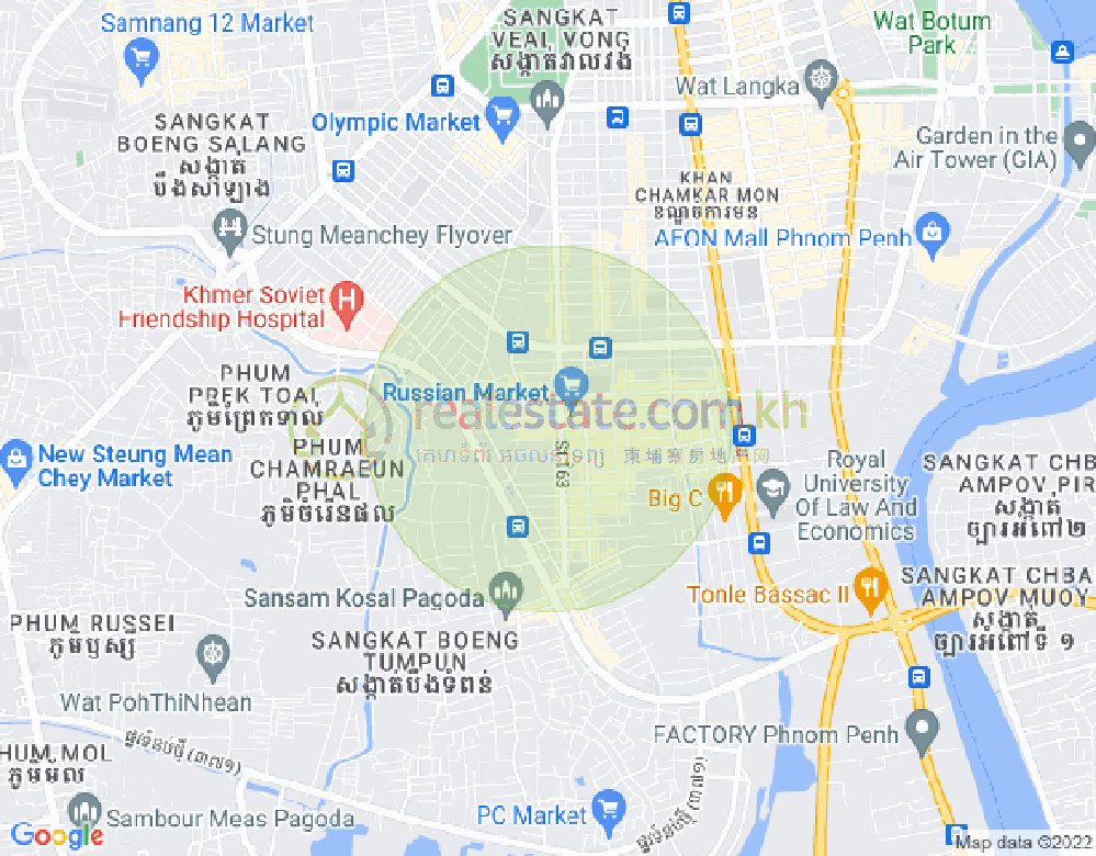 ផែនទី ទួលទំពូង១, ចំការមន, ភ្នំពេញ