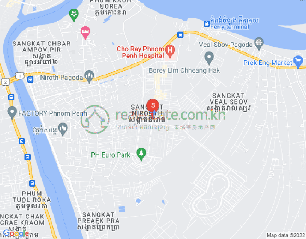 แผนที่ นิรุต, จบาร์อำเปา, พนมเปญ