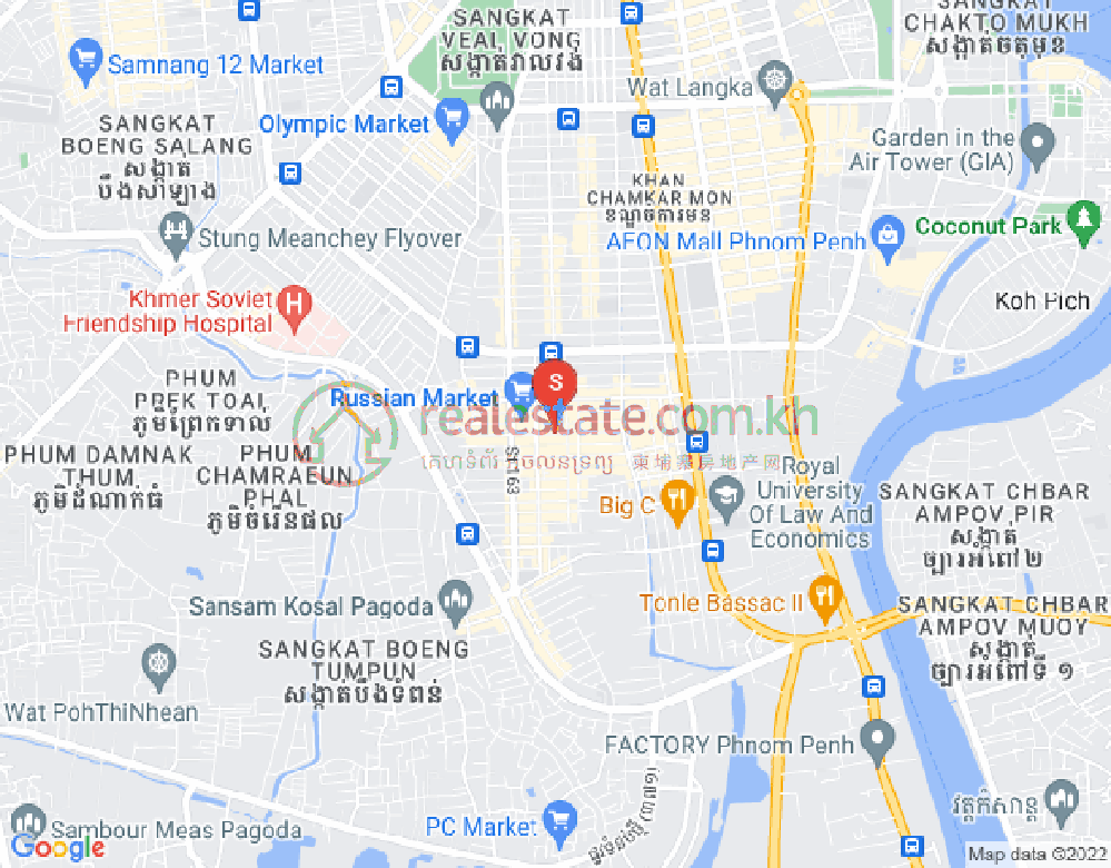 ផែនទី ទួលទំពូង១, ចំការមន, ភ្នំពេញ