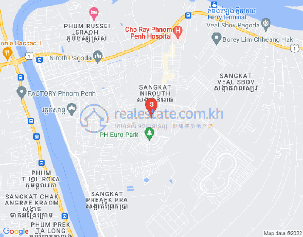 Carte de Nirouth, Chbar Ampov, Phnom Penh