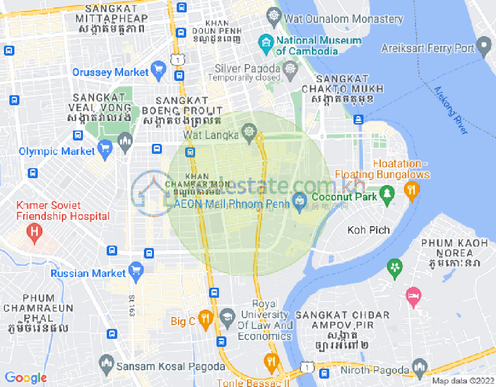 แผนที่ BKK 1, บึงเกงกอง, พนมเปญ