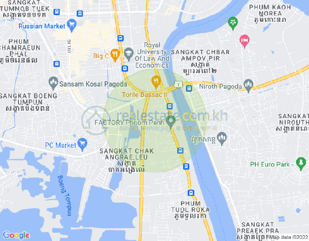 Mapa: Boeung Tumpun 2, Meanchey, Phnom Penh