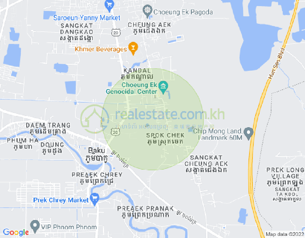 ផែនទី ដង្កោរ, ភ្នំពេញ