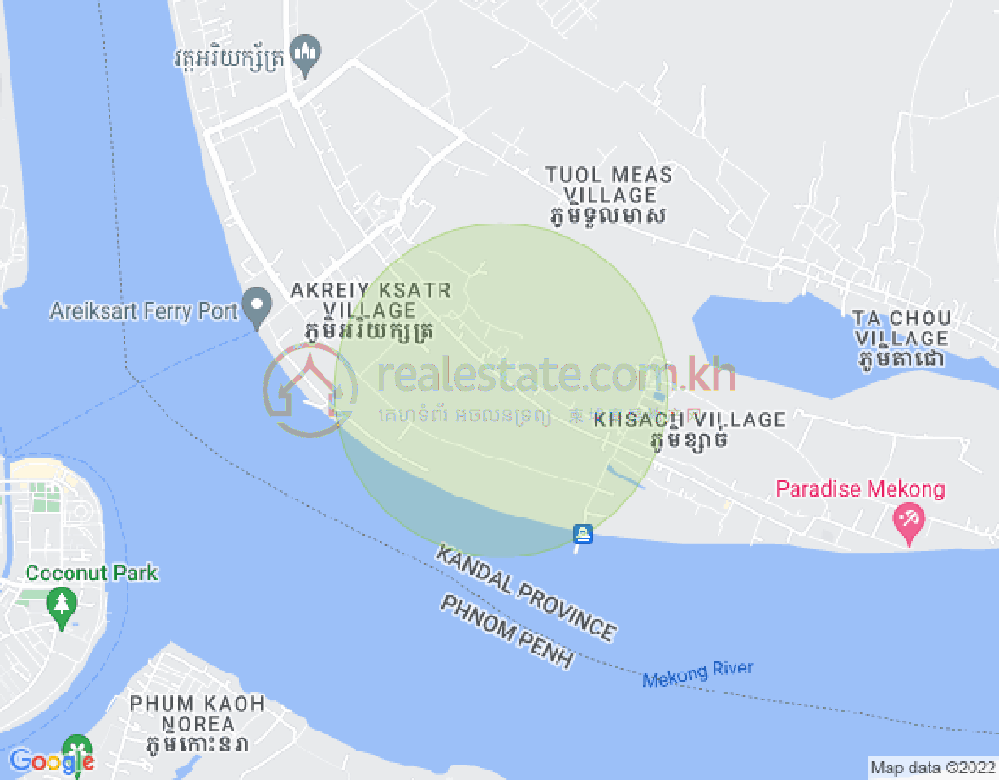 Mapa: Akreiy Ksatr, Lvea Aem, Kandal