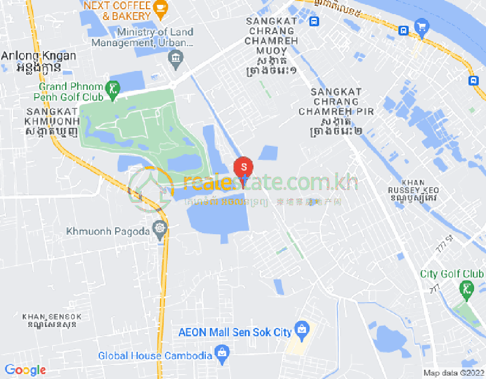 Khmuonh分区, 森速区, 金边地图