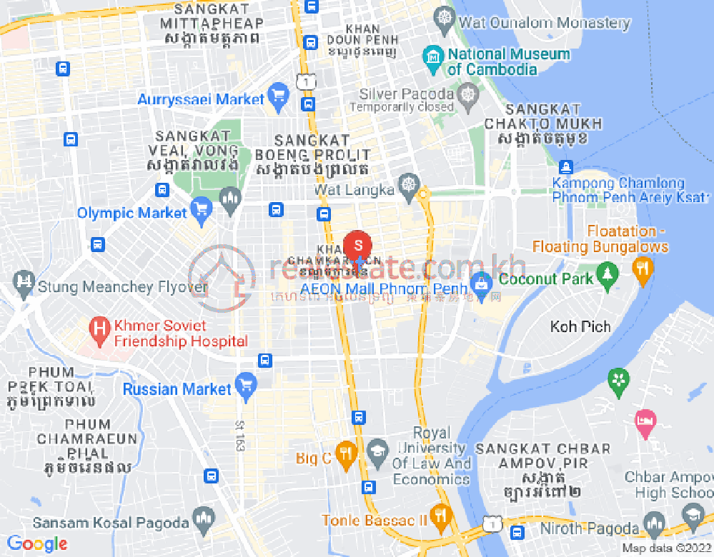 Map of De Castle Royal Condominium