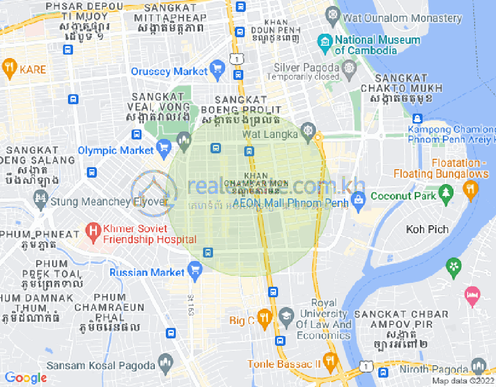 Carte de 320, BKK 3, Boeng Keng Kang, Phnom Penh