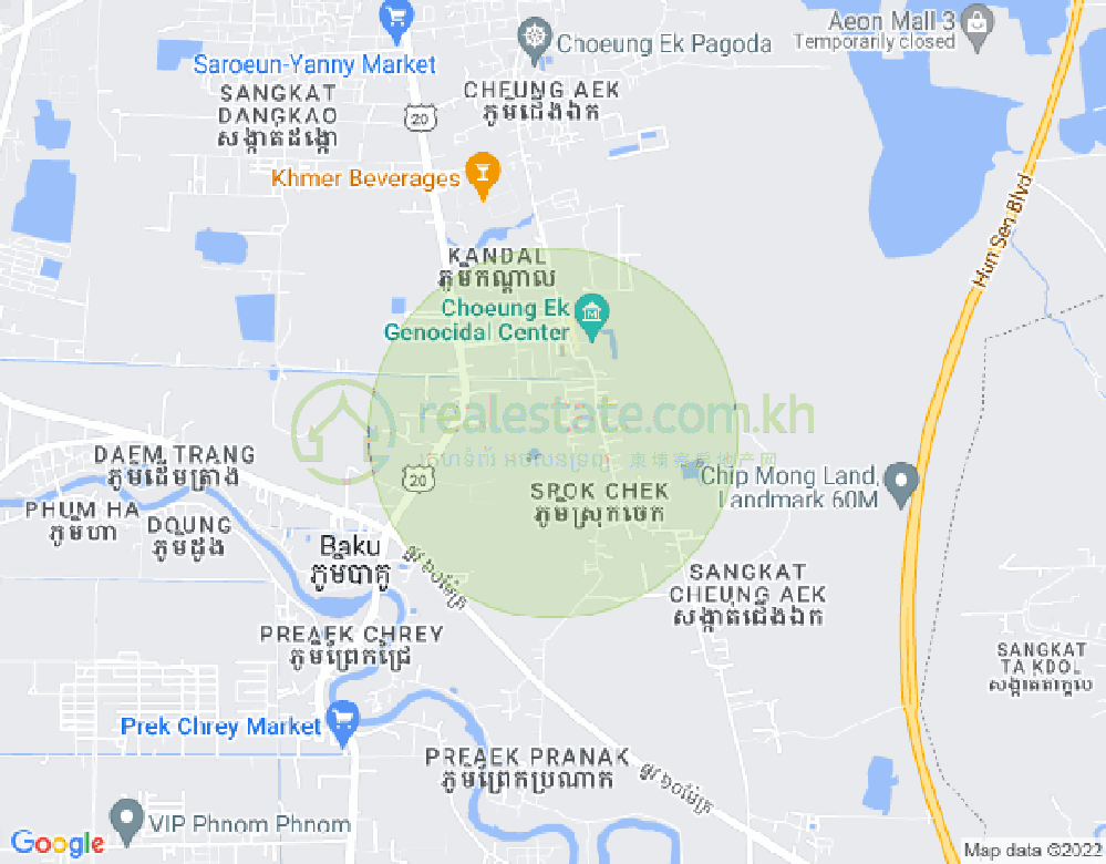 Mapa: A (104) 20 A (104) 20, Sak Sampov, Dangkao, Phnom Penh