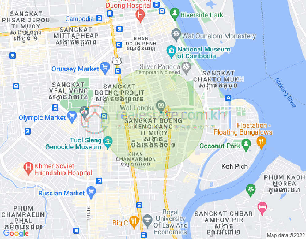M Residence地图