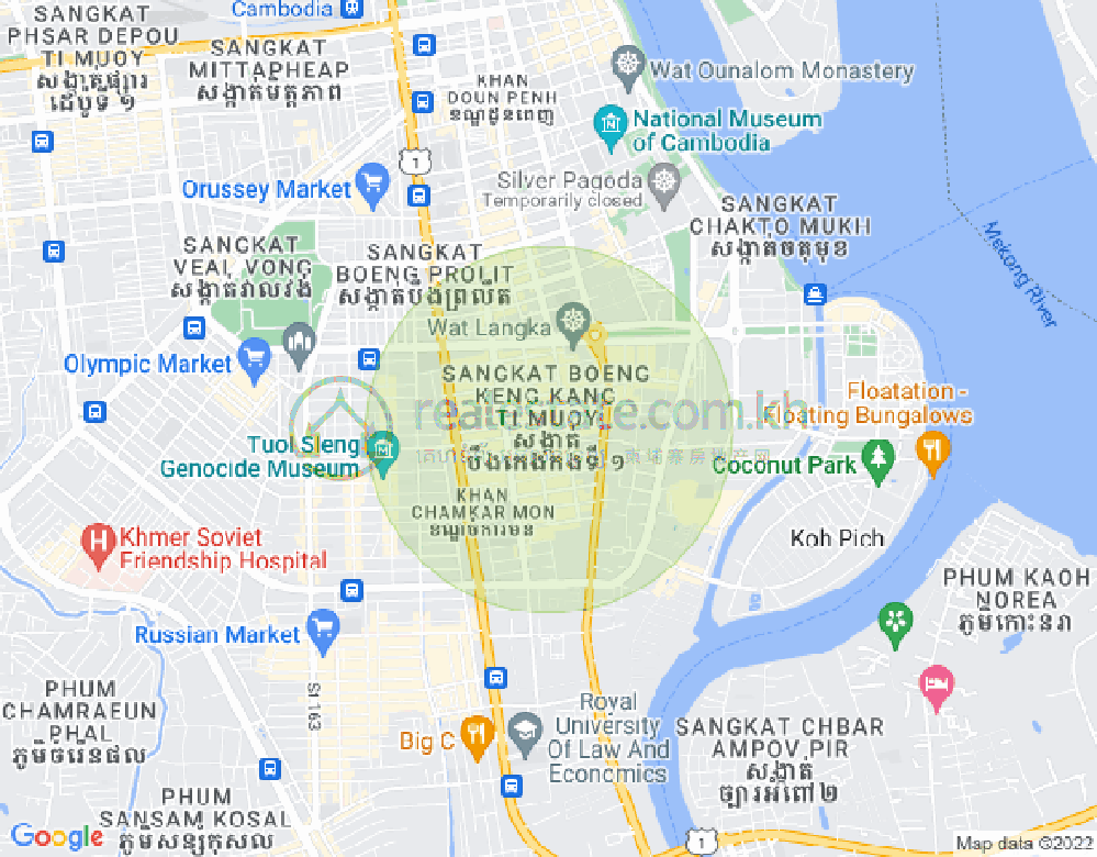 แผนที่ BKK 1, บึงเกงกอง, พนมเปญ