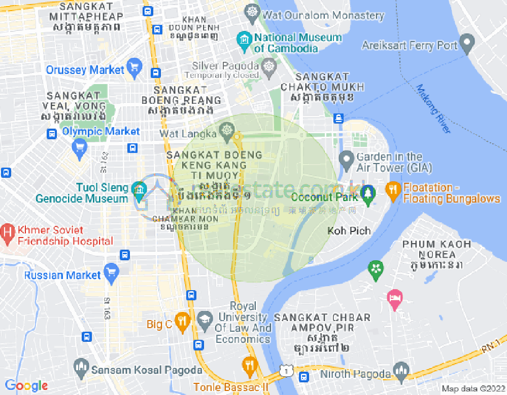Карта БКК 1, Бынг Кенг Канг, Пномпень