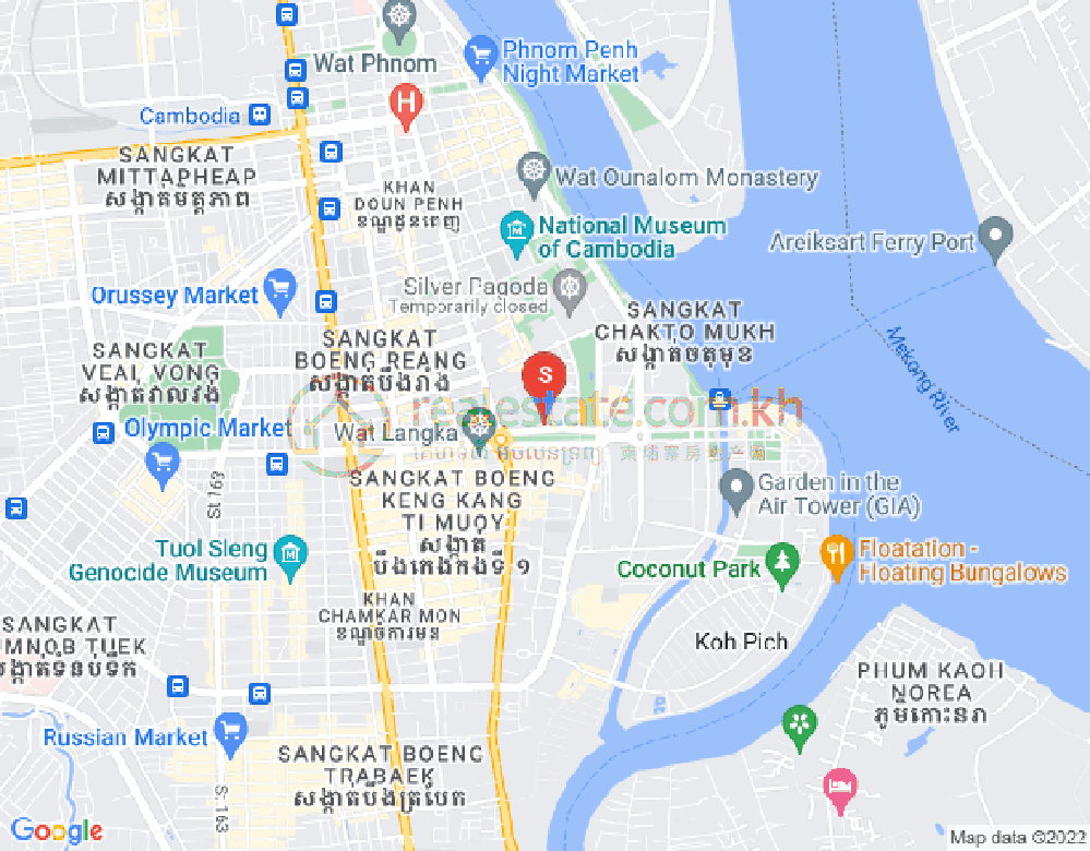 แผนที่ บึงตระเบก, จัมการมอน, พนมเปญ