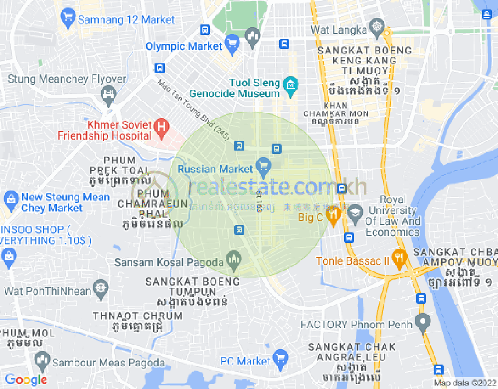 แผนที่ ตวลตุมปุง 1, จัมการมอน, พนมเปญ