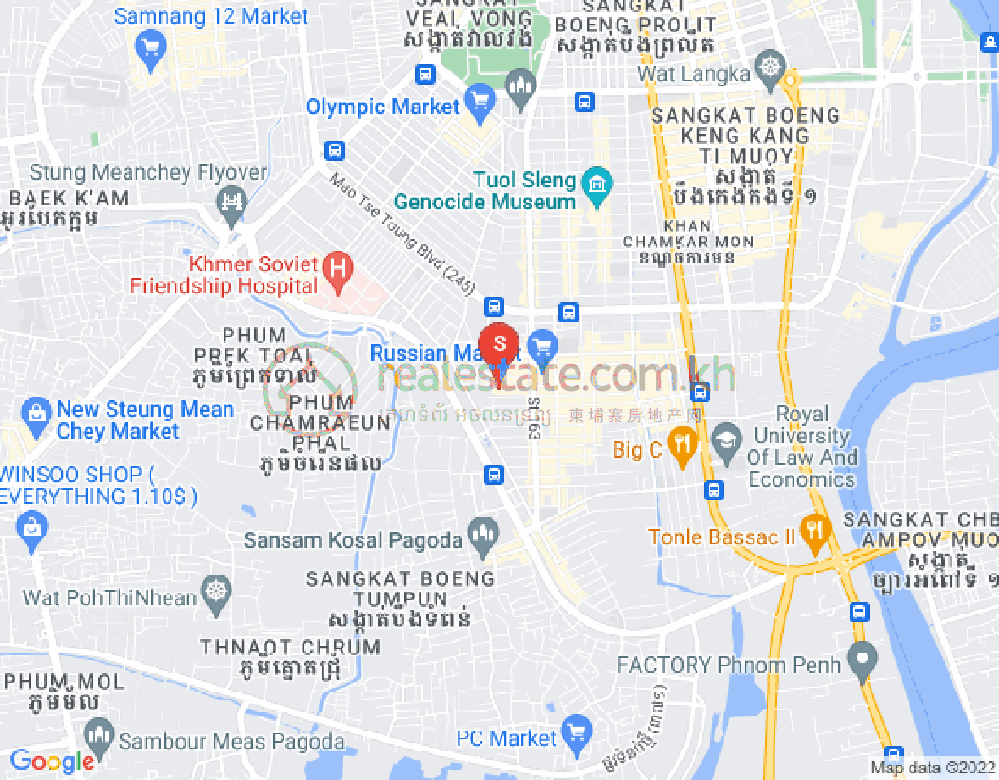 ផែនទី ទួលទំពូង១, ចំការមន, ភ្នំពេញ