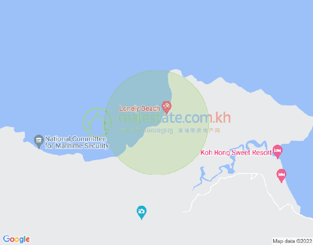 Map of Koh Rong, Sihanoukville