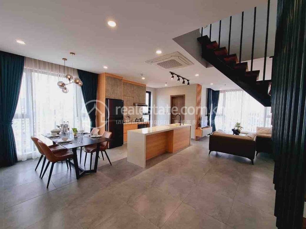Apartmán se službami K pronájmu in Boeung Kak 1, Toul Kork, Phnom Penh