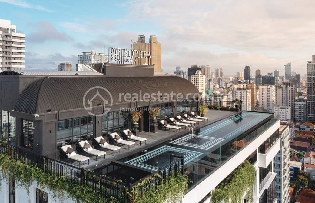 SOPHEA SUITES | 1-4 sqm Living Size Condo K pronájmu in Boeng Keng Kang