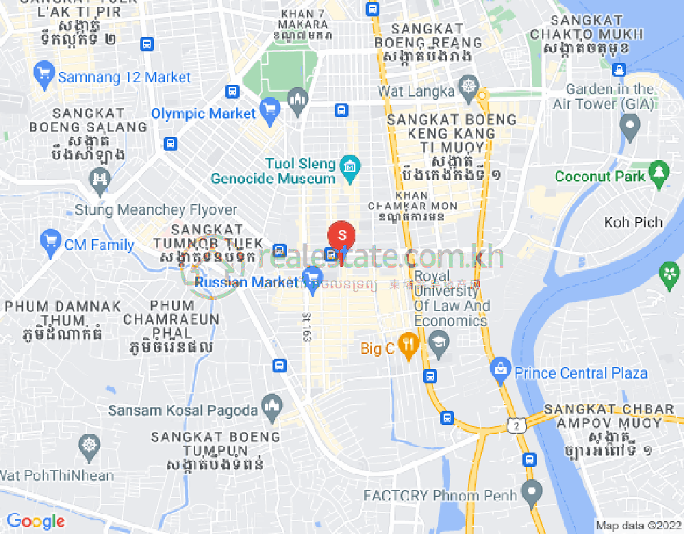 朱德奔1分区, 占卡蒙, 金边地图