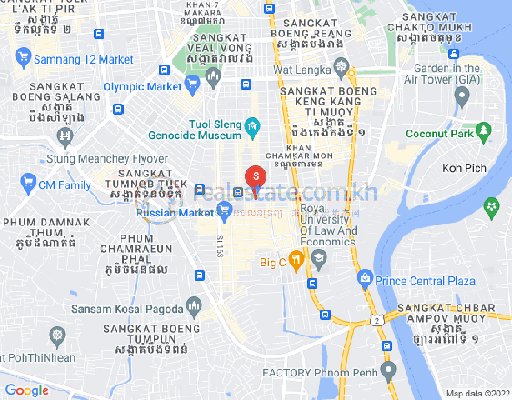 ផែនទី ទួលទំពូង១, ចំការមន, ភ្នំពេញ