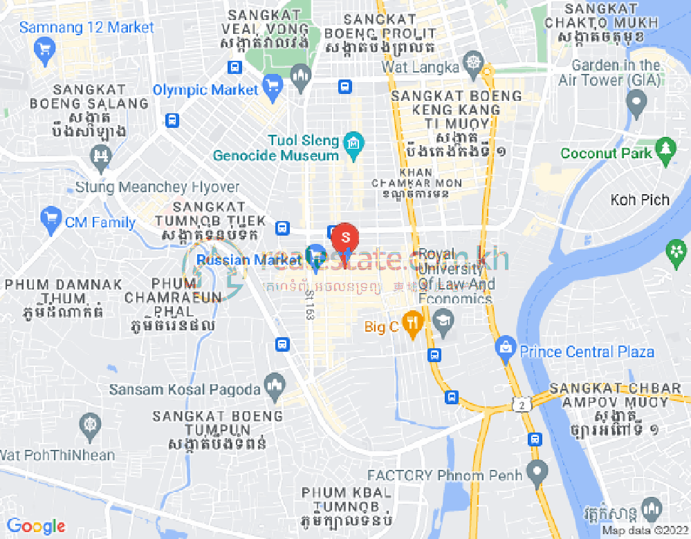 ផែនទី ទួលទំពូង១, ចំការមន, ភ្នំពេញ