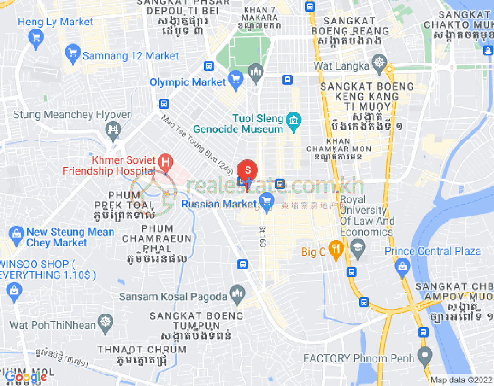 ផែនទី ទួលទំពូង១, ចំការមន, ភ្នំពេញ