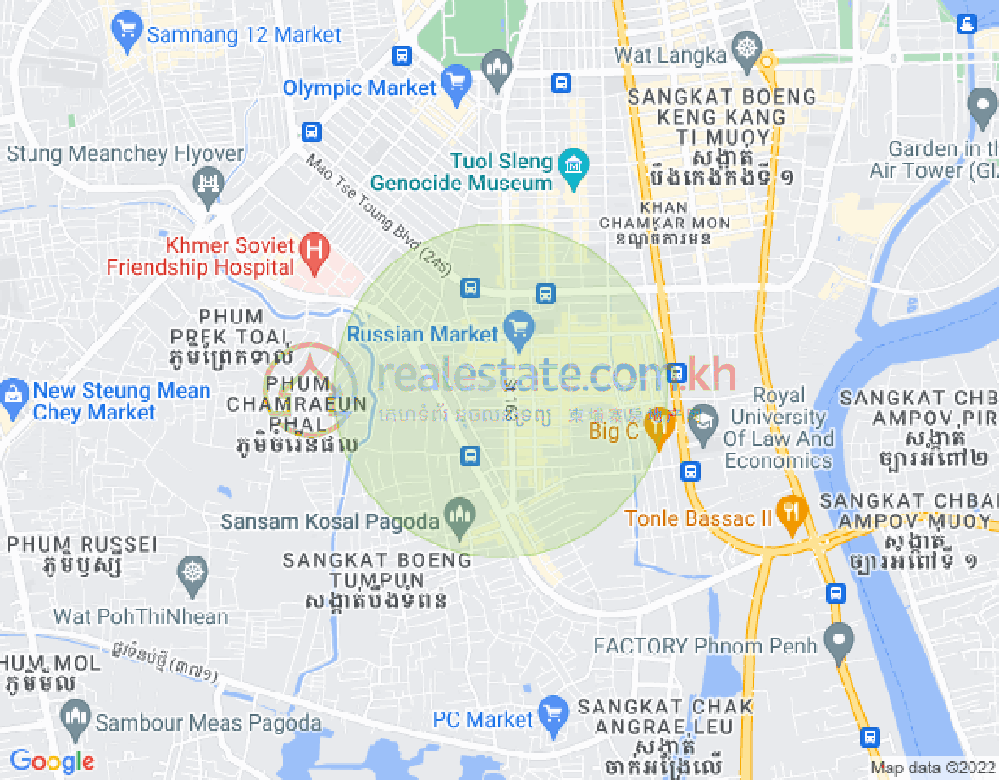 แผนที่ ตวลตุมปุง 1, จัมการมอน, พนมเปญ
