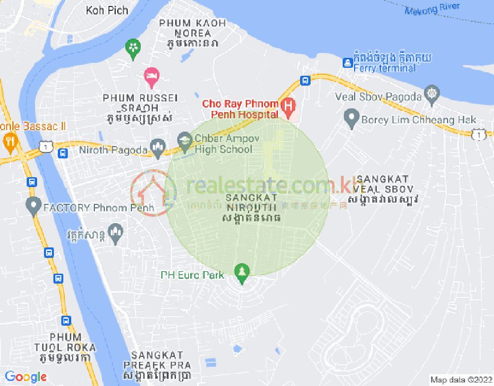 แผนที่ นิรุต, จบาร์อamเปา, พนมเปญ