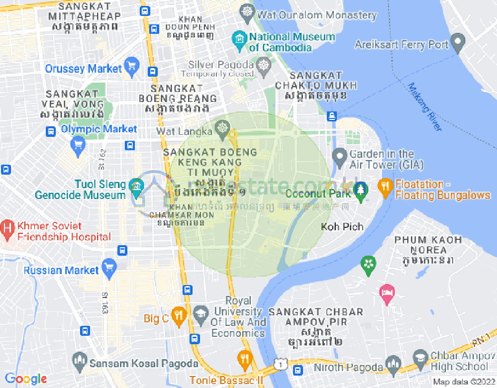 แผนที่ ตวลตุมปวง 2, จัมการมอน, พนมเปญ
