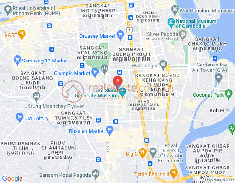แผนที่ ตวลตุมปุง 1, จัมการมอน, พนมเปญ