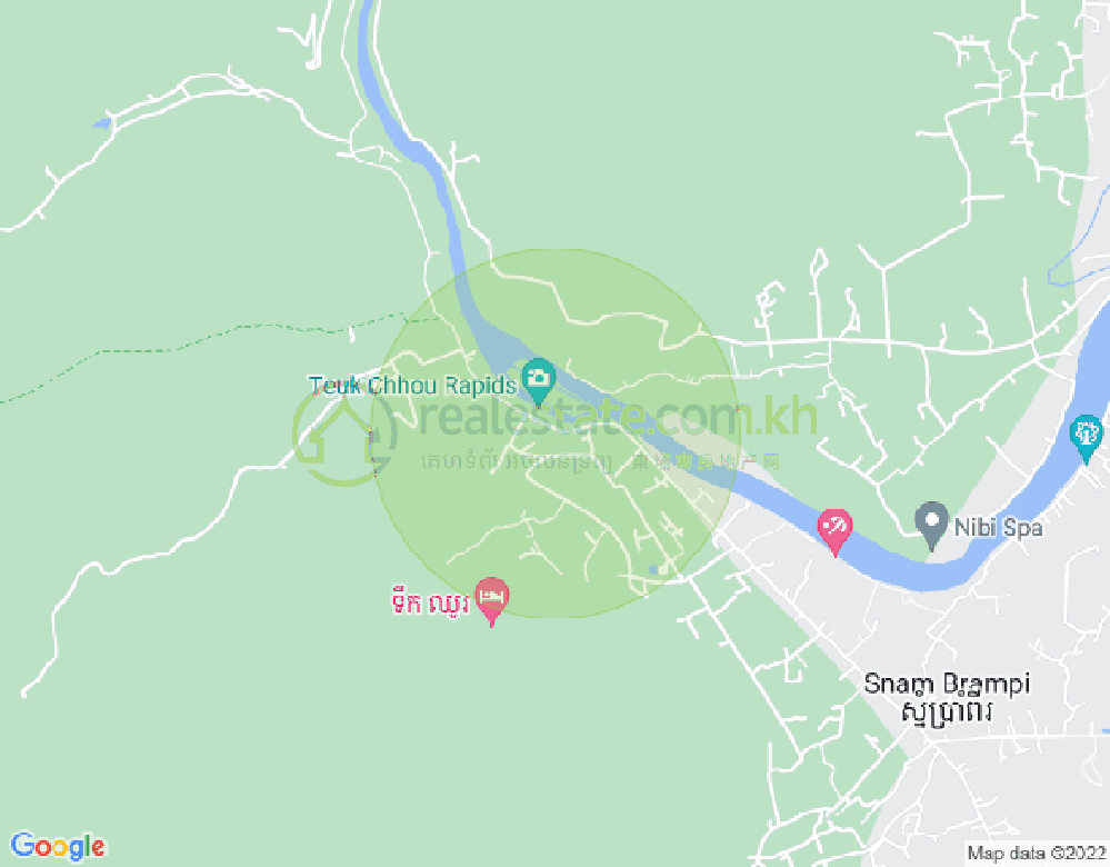 ទឹកឈូ 40m ផ្លូវ​ជាតិ, マクプラン, トゥクチュー, カンポットの地図