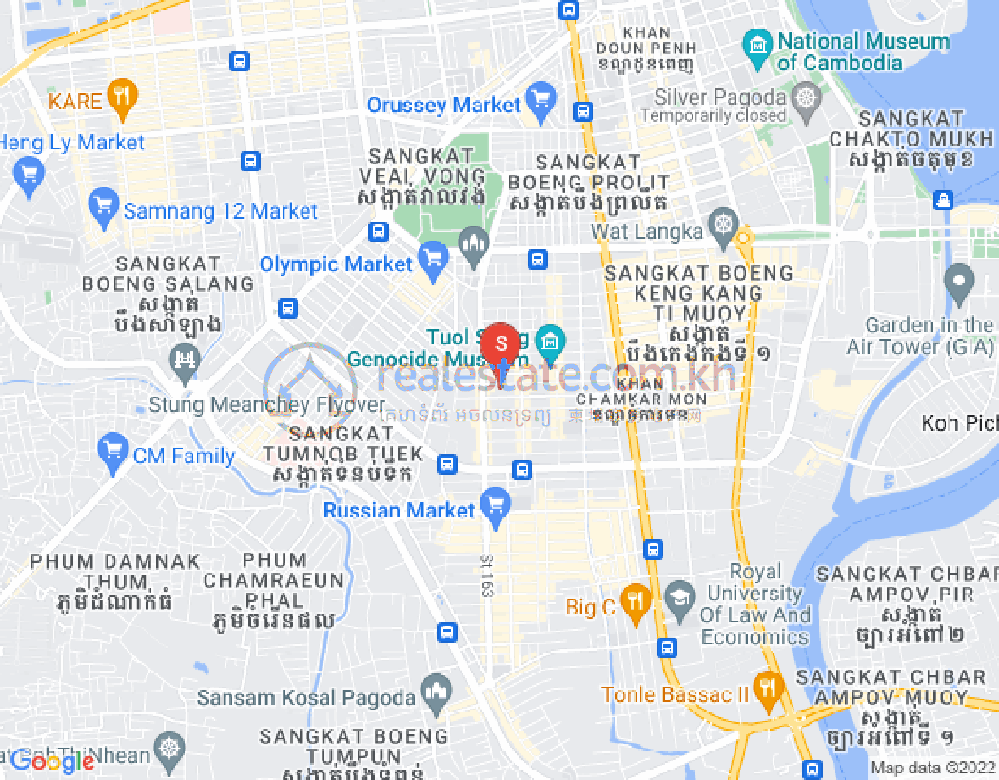 주더분1구역, 짬까몬, 프놈펜 지도