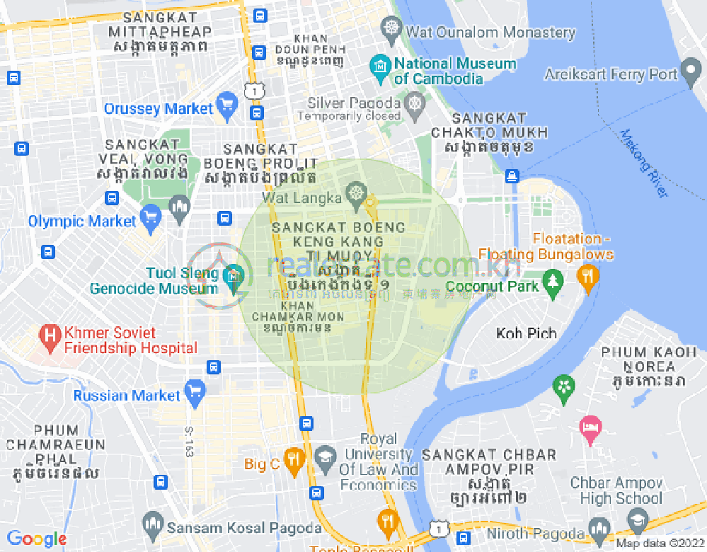 แผนที่ BKK 1, บึงเกงกอง, พนมเปญ