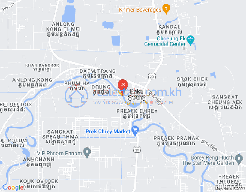 Mapa: Dangkao, Phnom Penh