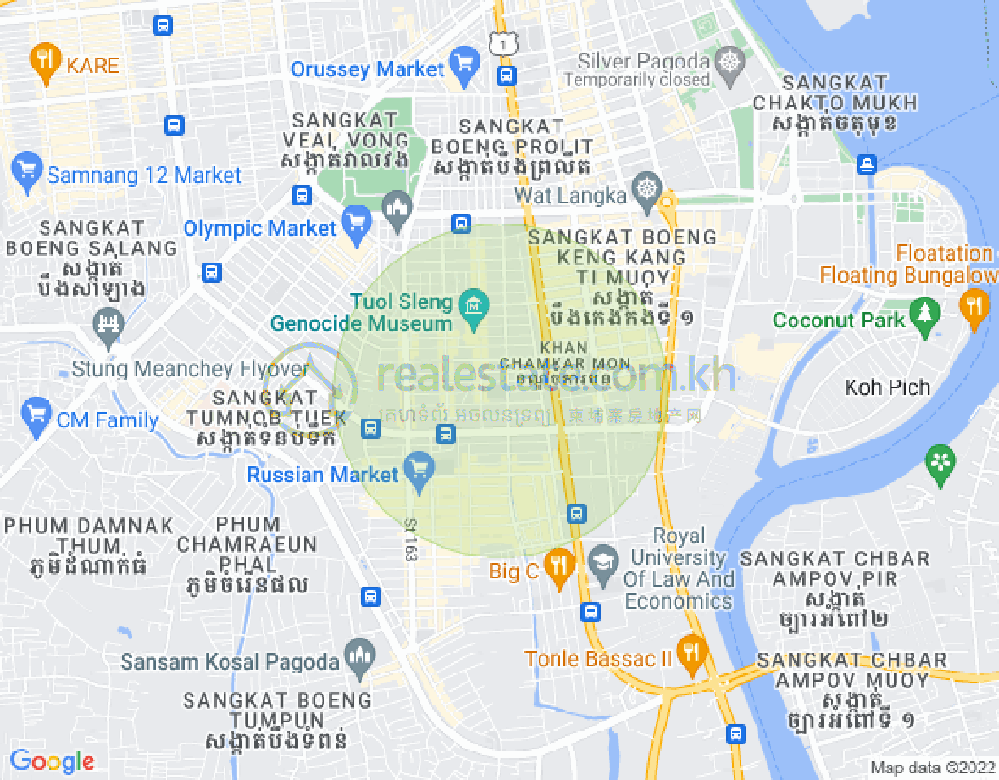 แผนที่ BKK 1, บึงเกงกอง, พนมเปญ