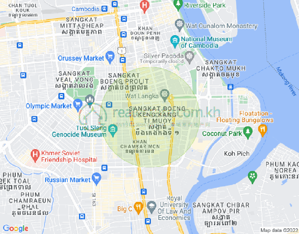 แผนที่ BKK 1, บึงเกงกอง, พนมเปญ