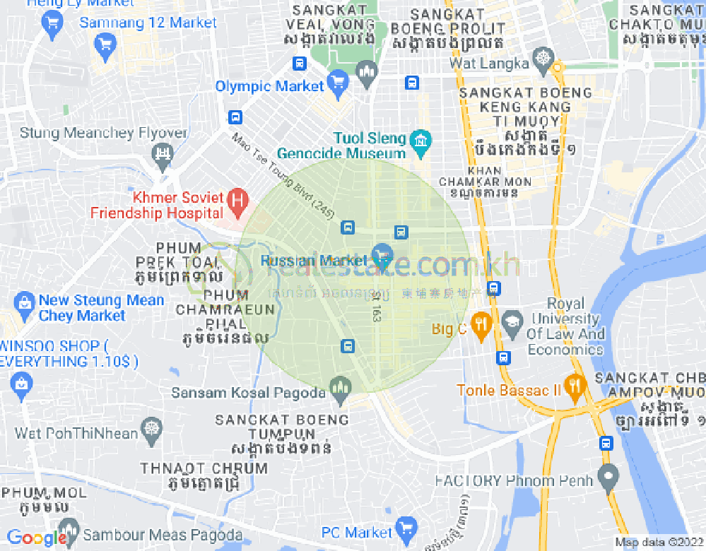 แผนที่ ตวลตุมปุง 1, จัมการมอน, พนมเปญ