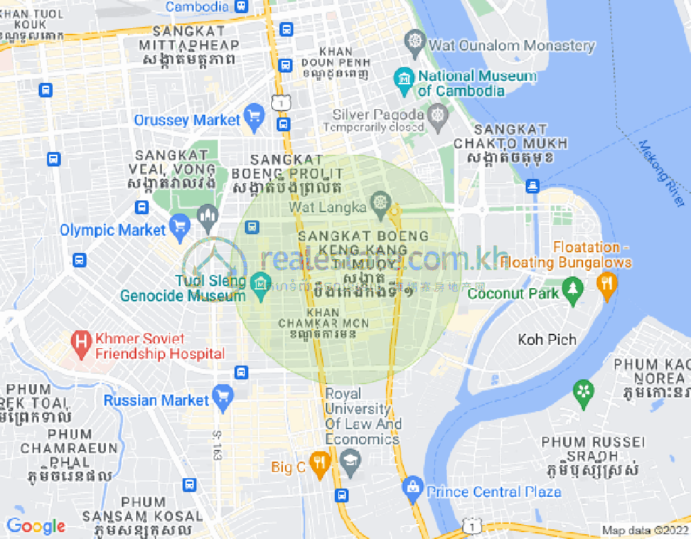 แผนที่ BKK 1, บึงเกงกอง, พนมเปญ
