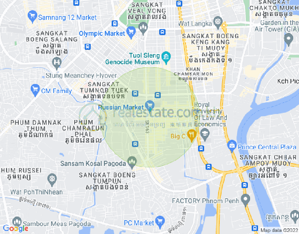 แผนที่ ตวลตุมปุง 1, จัมการมอน, พนมเปญ