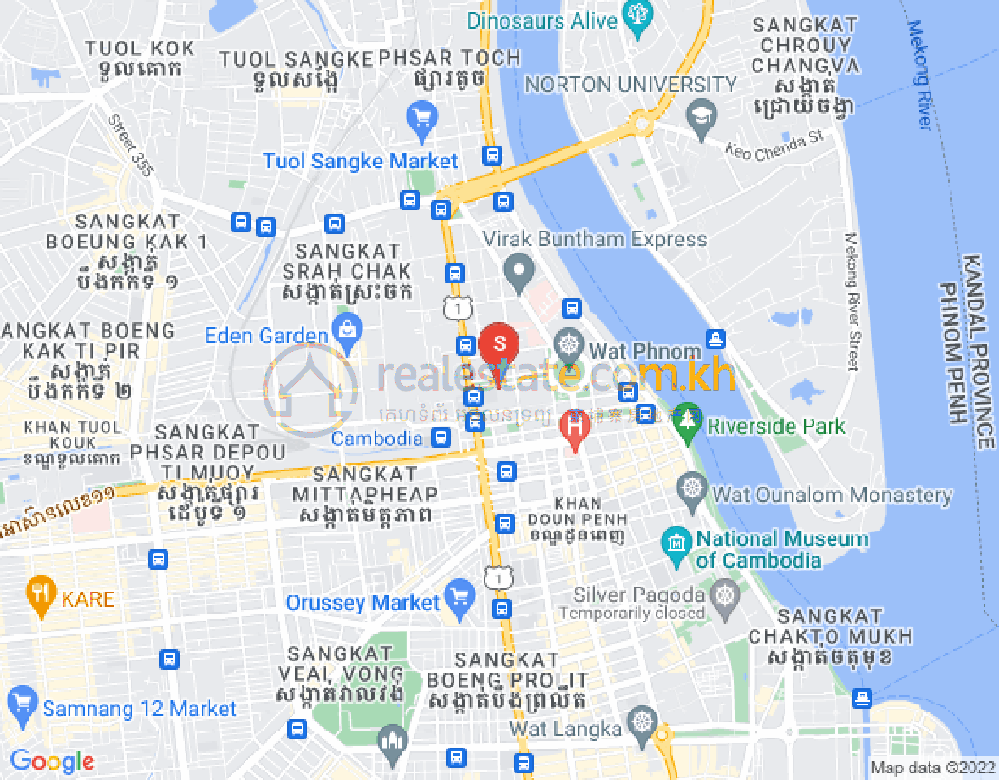 แผนที่ สระจก, ดวนป็ญ, พนมเปญ