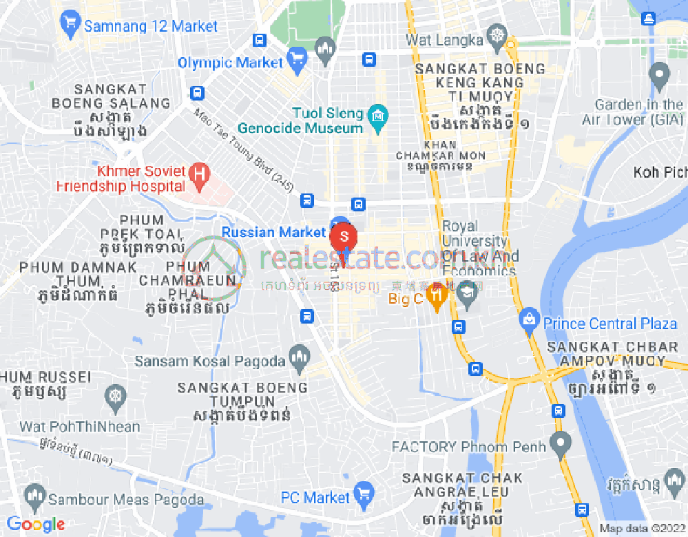 ផែនទី ទួលទំពូង១, ចំការមន, ភ្នំពេញ