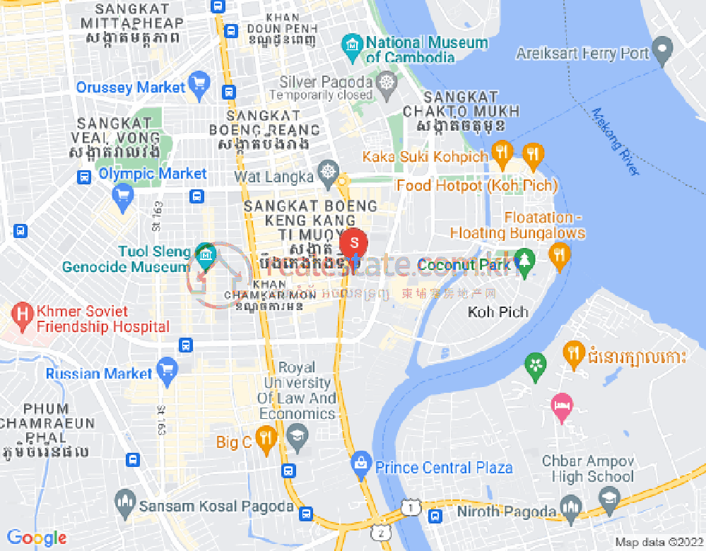 แผนที่ BKK 1, บึงเกงกอง, พนมเปญ