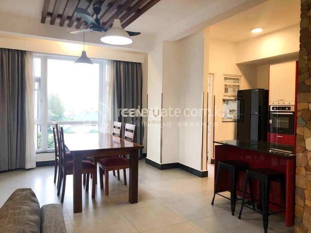 Apartment For Rent in Tonle Bassac, Chamkarmon, Phnom Penh
