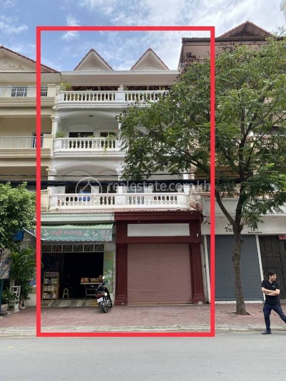 Shophouse For Sale in Boeng Reang, Daun Penh, Phnom Penh